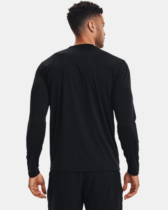Men's Tactical UA Tech™ Long Sleeve T-Shirt in Black image number 1
